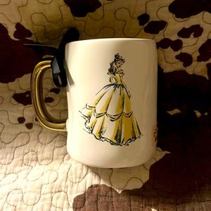 Rae Dunn Gold Handle Belle Mug